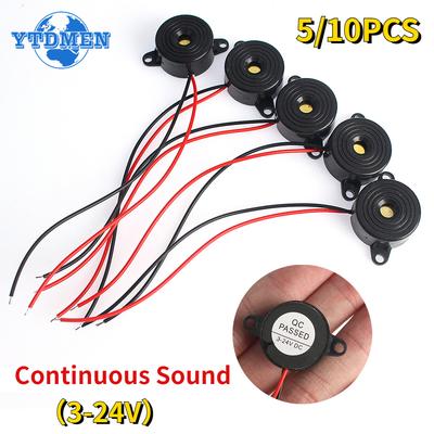 5 BUC Buzzer Decibel Înalt SFM-20B DC 3-24V Buzzer cu Sunet Continuu 2312 Buzzere Piezo Active, pentru Arduino Mașină