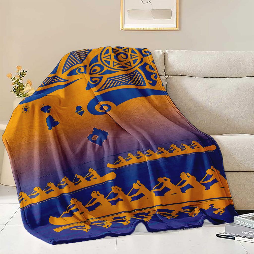 Hawaii Sonnenuntergang Farb Muster Decke für Sofa Bett Reise Camping Wohnzimmer Büro Klimadecke für Alle Jahreszeiten Geschenke