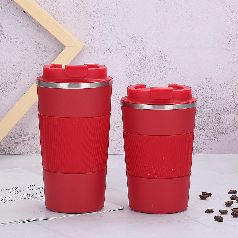 Stainless Steel Insulated Cup Double-layer Vacuum Stretched Inner Coffee Cup Office Car Outdoor Portable Travel Water Tumblers
