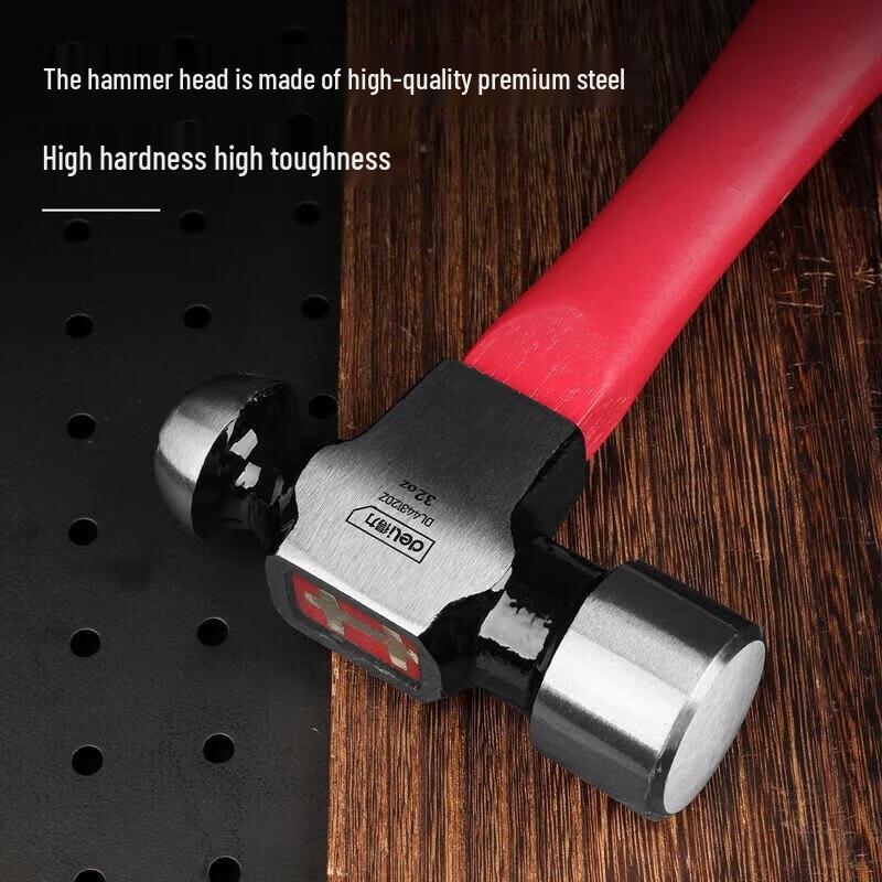 Deli Professional Outdoor Wooden Handle Round Head Hammer