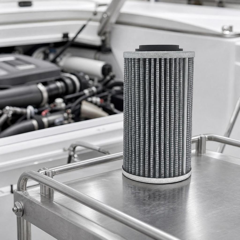 Oil Filter OEM Specification Cylindrical Marine High-Efficiency