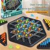 Xadrez Triângulo Cross-Chain: Jogo Geométrico para Estimular o Cérebro para Crianças e Pais