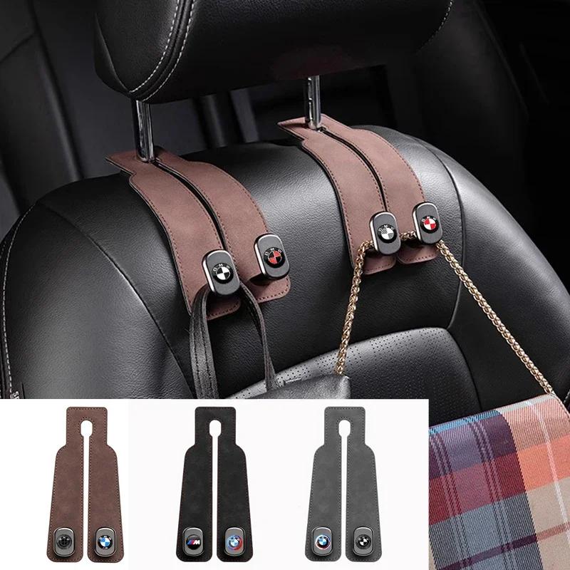2-in-1 Auto Haken Rücksitz Rücken Haken Kopfstütze Kleiderbügel Für BMW 50th Kith X1 X2 X3 X4 X5 X6 E71 F16 G06 E70 E53 F15 G05 E83 E84 F48