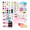 LED Lamp Kit voor Nail Art met Acryl Poeder & Vloeistof, Elektrische Vijl Polijster, Glitters, Acryl Nagelsnijgereedschap, Manicure Set voor Salon & Thuis