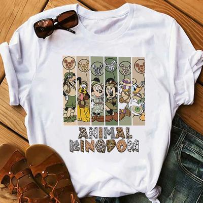 Moda Karikatür Tişörtler Mickey Mouse Tişört Yazlık Aile Kıyafetleri Tişörtler Sokak Giyimi Y2k Bluzlar Unisex
