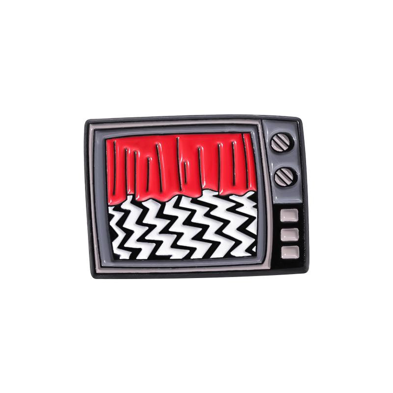 Horror Movie TV Series Enamel Pins Custom Twins Television Brooches Lapel Badges Punk Gothic Jewelry Gift for Fans Friends