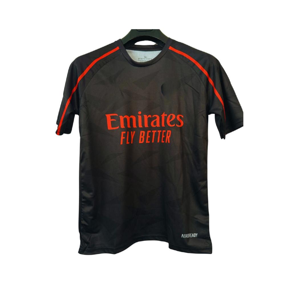 Ars. Saka Black Adult Football Jersey