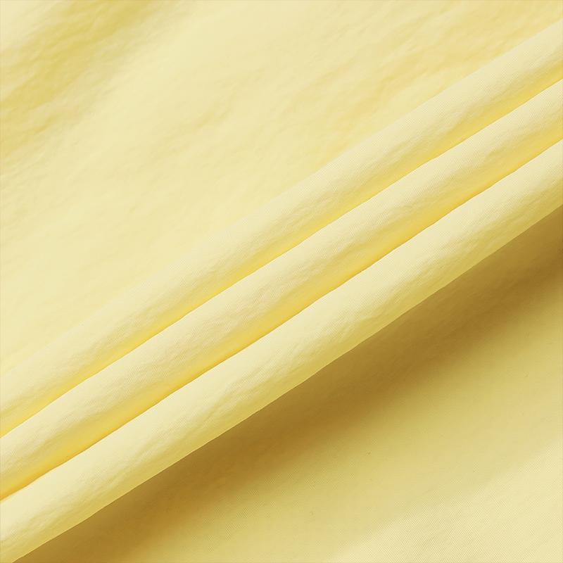 Fila X Spolupráce Hailey Módní Všestranná Jednoduchá Mikina s Dlouhým Rukávem Unisex mikina Žlutá A71W523701F-YE