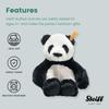 Steiff Cuddly Friends Min the 075650 Japanese Panda, 27cm, [Official Product]