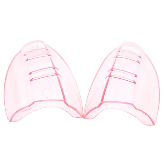 

1 пара разноцветных очков из ТПУ, боковая защита, крыло, защита от брызг, простота установки, прозрачный дизайн, крышка для очков, крыло