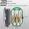 6-piece serrated step drill set (12-30mm)