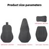 Suede Car Seat Cover Universal Front Seat Anti-skid Support Cushion Fashionable Luxury Car Interior Seat Vest Shape Protection