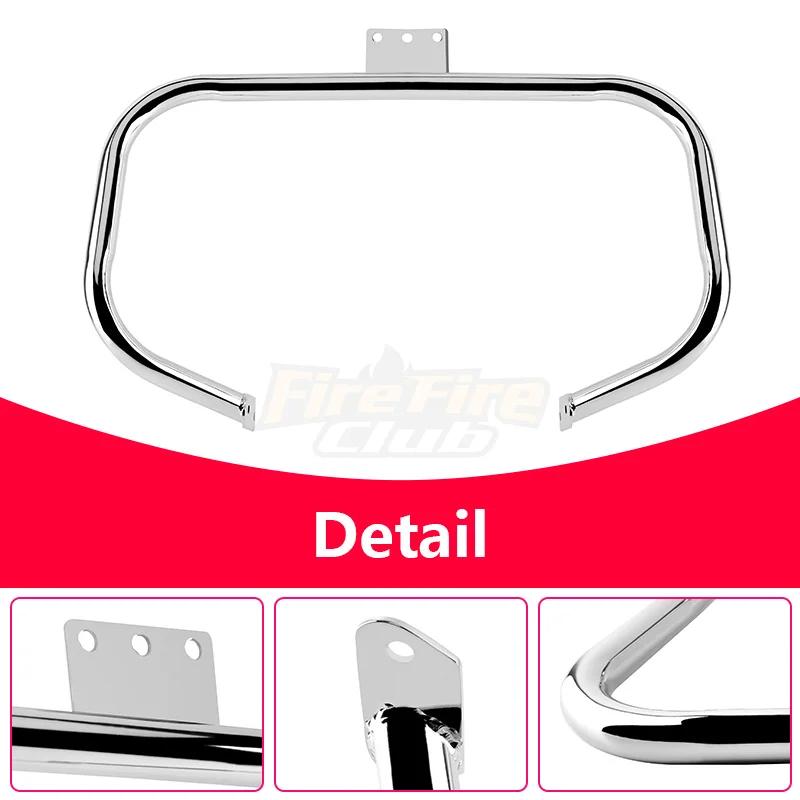 Motorcycle Accessories Highway Crash Bar Engine Guard Chrome For Yamaha Vstar Dragstar Classic Custom 400 650 1997-2018