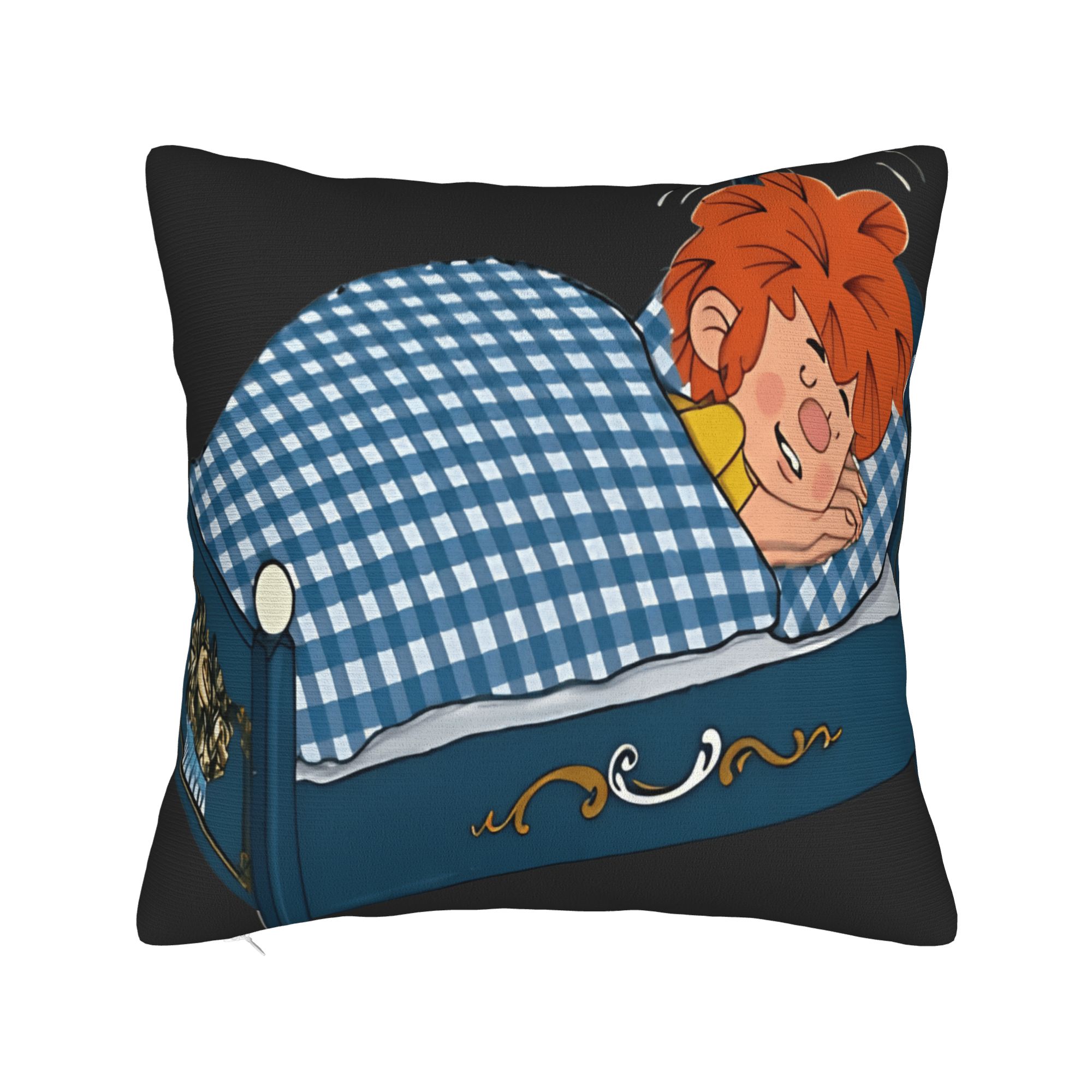 P-Pumuckl Kissenbezug Schlaf Komfortabel Kissenbezug Mode Kissenbezug für Sofa Schlafzimmer Heimdekoration Peach skin 18*18(CM)-1Pcs gray