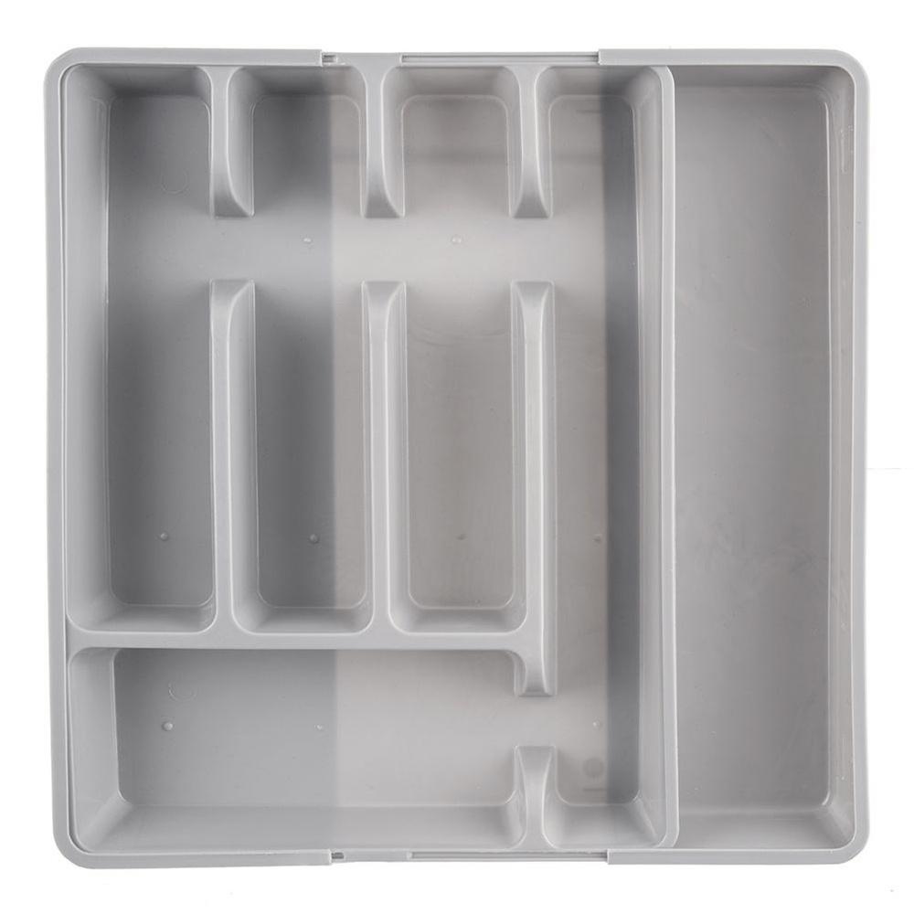 Organizer Drawer Insert Extendable Cutlery Container Kitchen Utensils