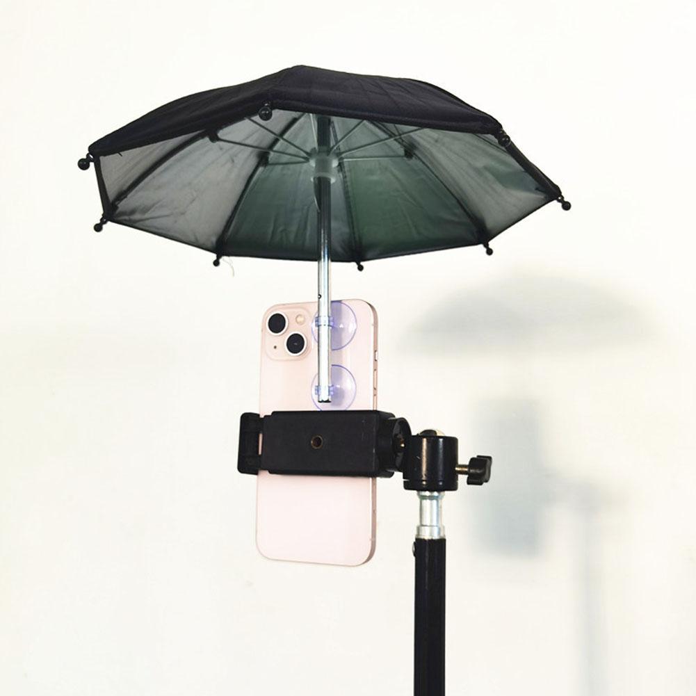 Universeller Smartphone-Regenschirm Sonnenschutz Regenhalter Sonnenschirm Zubehör Tragbarer Saugnapf Ph O0N8