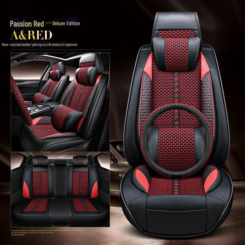 Binyue Cool 1.5T All-Season Leather Ice Silk Seat Cover, Full Package (2022 Model)