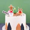Candle Set Christmas Theme Party Santa Claus Tree Reindeer Christmas Cake Decoration Birthday Decoration Candles