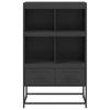 Vidaxl Szafka, Czarna, 68X39X111,5 Cm, Stal
