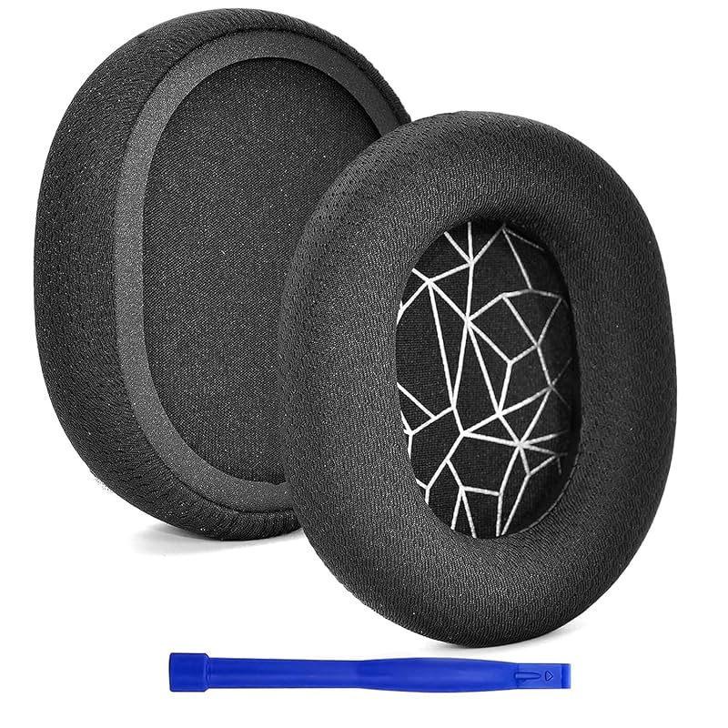 

GONSIFACHA High-density foam ear pads are compatible with SteelSeries Arctis Pro, 9, 7, 5, 1 (white)