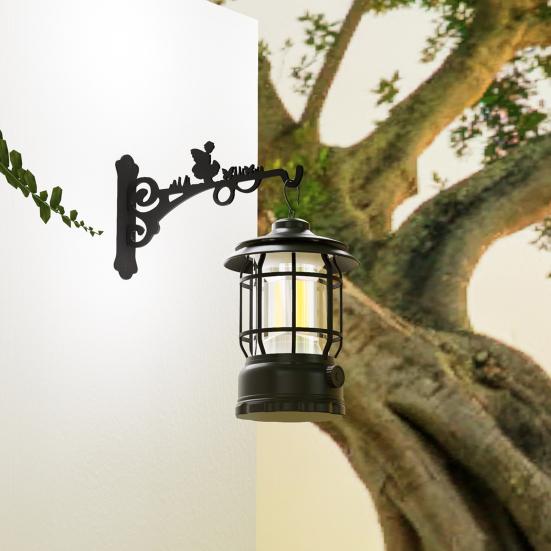 Wall Plant Hanger Metal Coated Wall-mounted Hook Rust-Proof Indoor Outdoor Bracket