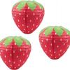 Red Strawberry Paper Lantern Kid DIY Handheld Paper Lantern Kindergarten Hanging Pendant Happy Sweet Girls Birthday Party Decor