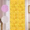 Meter Elegant 1x2 Shimmering Square Rain Curtain For Festive Event Decor