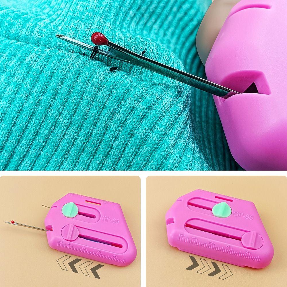 Stretchable Multi-functional Strong Magnetic Ruler Needle Threader with Scale Screwdriver Threading Device Needle Threading