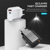 20W QC 3\.0 Dual USB Fast Charger Support Fast Charge Portable USB Type\-C Charger QC 3\.0 For for
