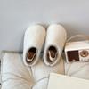 Children's Cotton Slippers Fleece Plush Shoes Girls Cotton Shoes New One-pedal Slippers Baby Classmate