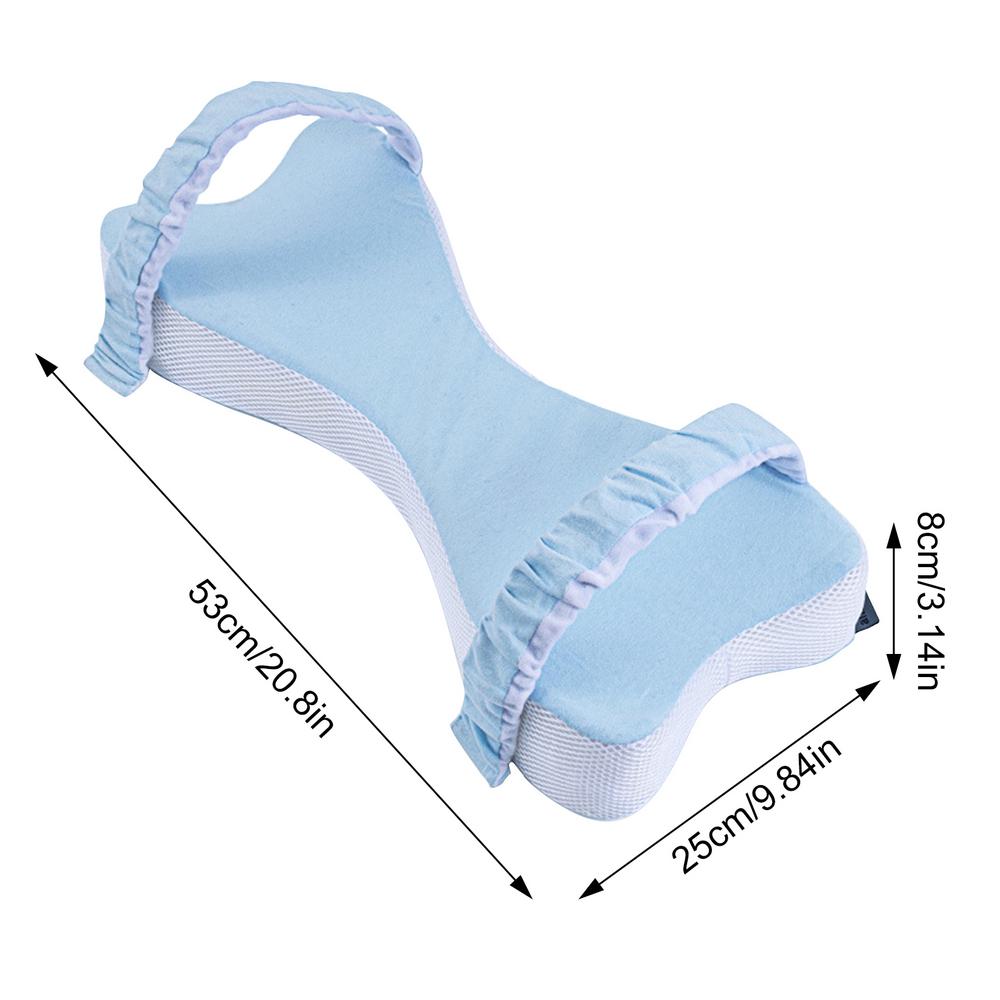 Almohada de espuma viscoelástica para dormir, cojín de espuma para rodillas, almohada de apoyo para piernas, almohada para rodillas, soporte para piernas, para embarazadas