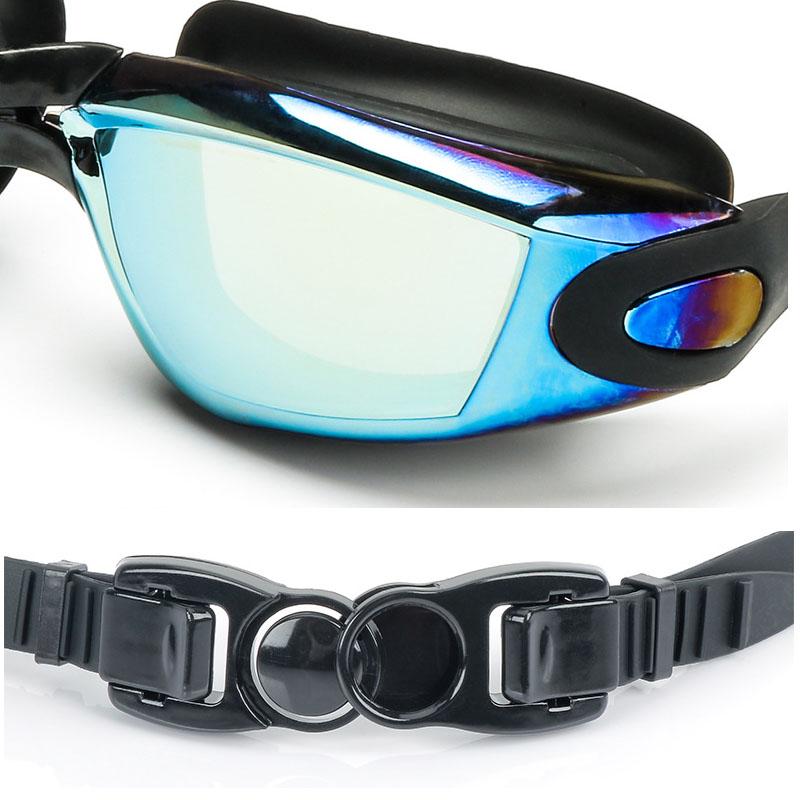 Professionelle Schwimmbrille Myopie Herren Damen Ohrstöpsel Wasserdicht Antibeschlag Erwachsene Schwimmbadbrille Natacion Schwimmbrille