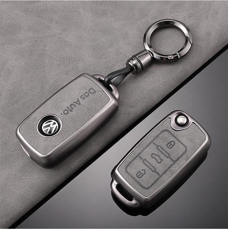 Heißes TPU Auto Klappschlüsselhülle Vollabdeckung Schale Für Volkswagen VW Polo Tiguan Passat B5 B6 B7 Golf Neues Schlüsselanhänger Schutz Zubehör