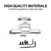 2pieces 1/24 Rear Bumper RC Upgrade Part Aluminum Alloy Durable Rc Rear Bumper For Axial SCX24 RC Car Part RC Car Accessories