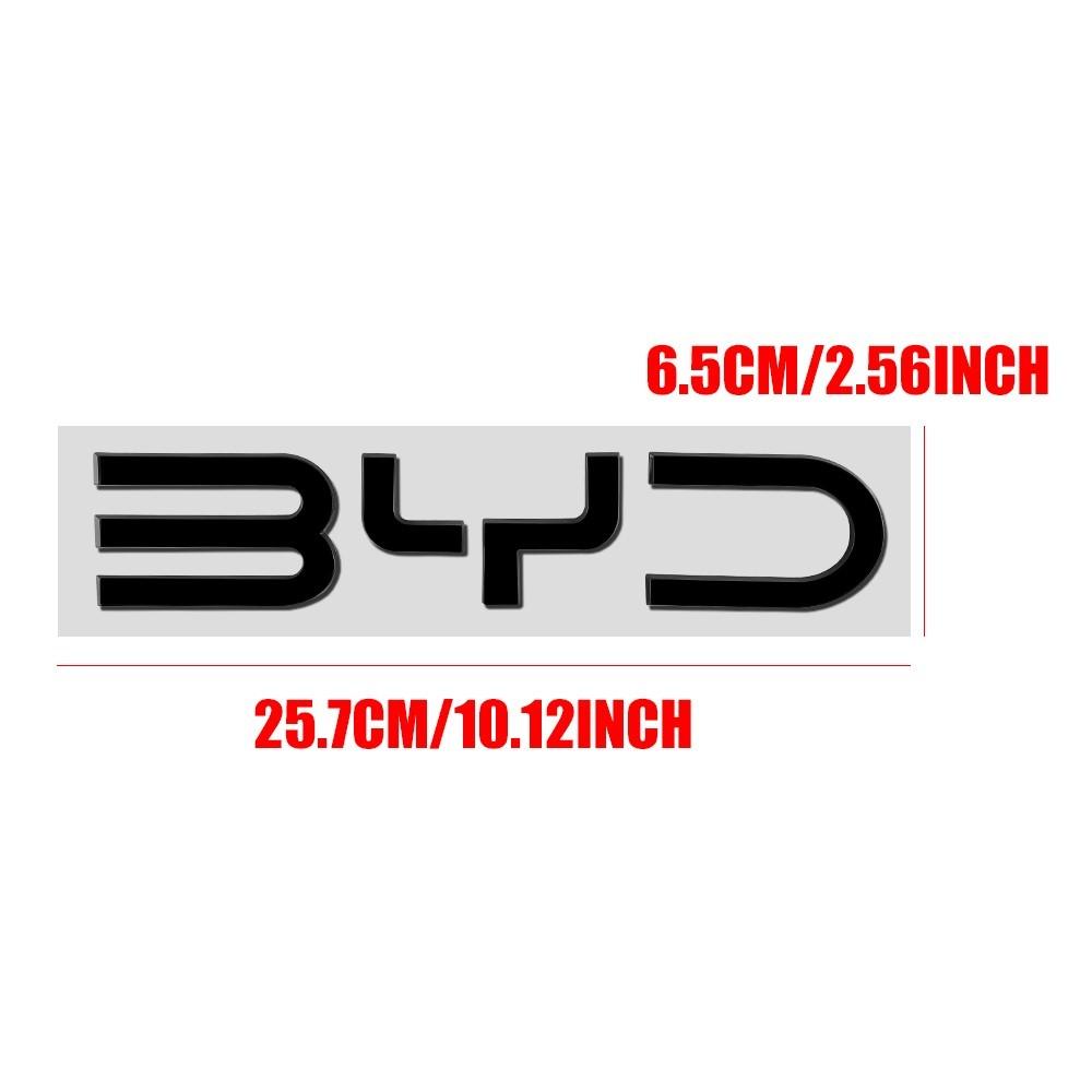 3D ABS Kryt emblému mřížky přední kapoty auta Zadní znak kufru Samolepka pro BYD Atto 3 Yuan Plus Song Plus Tang Han TAN Seal