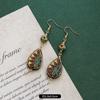 Retro niche design Nepalese exotic Tibetan earrings femininity simple personality handmade earrings