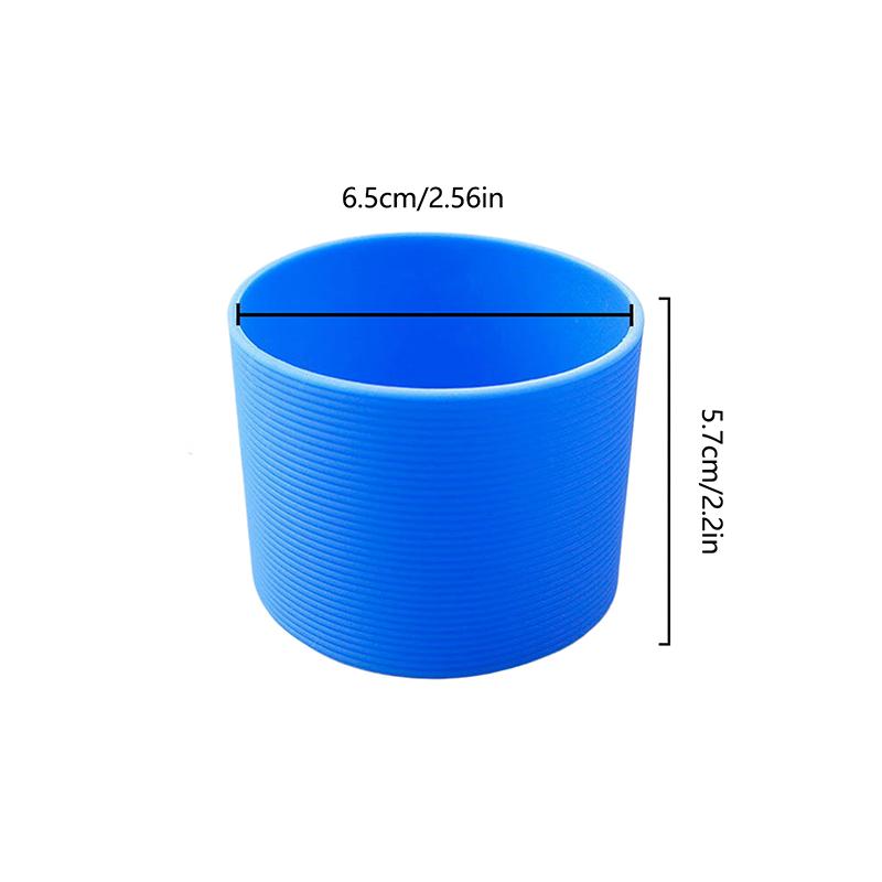 Silikonový protiopařovací protiskluzový kryt na kávový šálek Univerzální kónický závitový návlek na šálek Hrnček Keramický Skleněný kryt na šálek