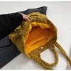 Large Capacity Hand-Woven Wool Bag For Women New Fashion Single Shoulder Plush Bag Tote Fashion Premium Durable