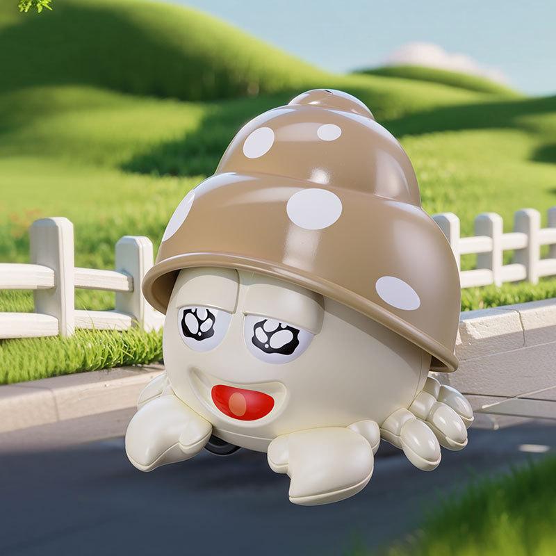 

1Pcs Two-Way Pull Back Crawling Hermit Crab Toys Series Inertia Crab Sliding Animation Educational Model Toys Children S Plaything Gifts 9.8CM