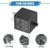 ONE Car Motorcycle Electronic LED Flasher Relay Fix, CF13JL-02 3 Pin Universal