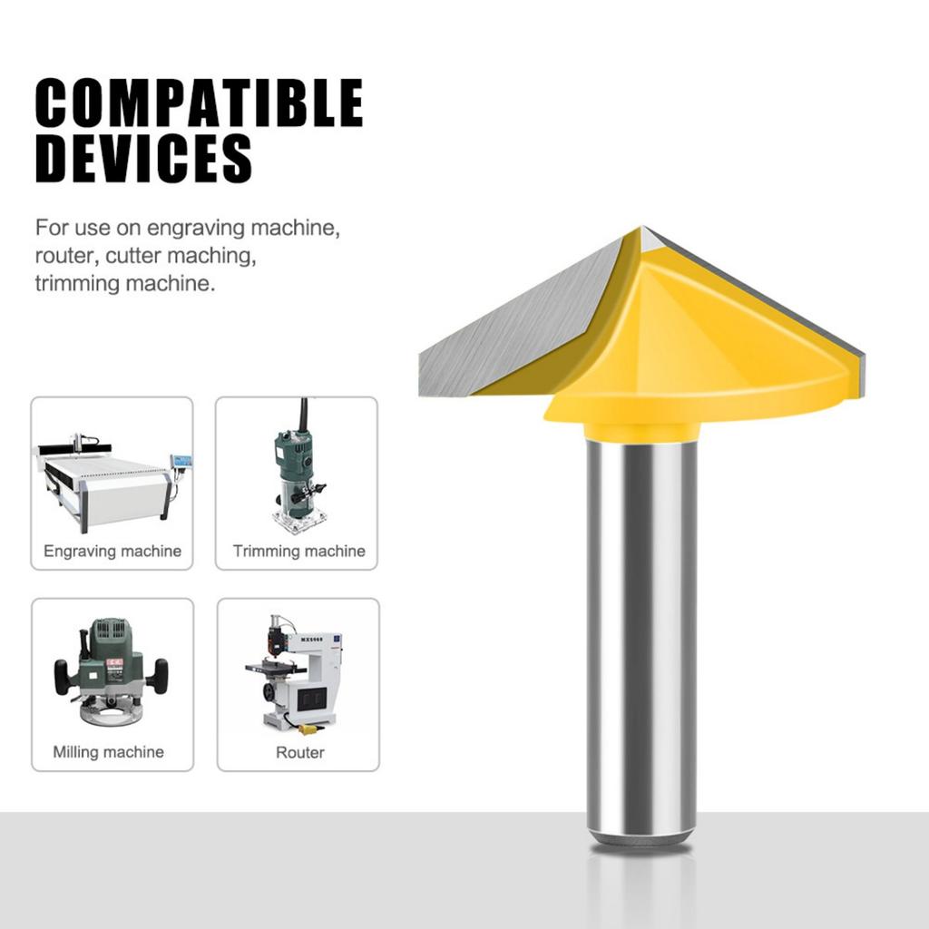 Freza pentru router cu coadă de 8 mm, cu canal în V, din carbură, potrivită pentru prelucrarea lemnului, sculptură detaliată în lemn, cu unghiuri de 60 90 120 150 Grade