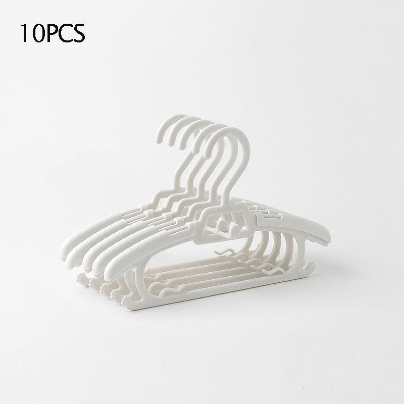 

10 ШТ. I KNOW Пластиковые детские вешалки для одежды Гибкие вешалки для одежды новорожденных Нескользящие вешалки для демонстрации Разноцветные детские вешалки для пальто