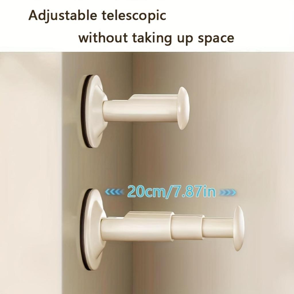 Small Retractable Suction Cup Clothes Hanger, Wall Mounted, Foldable, Suitable for Balcony Drying, Wall Suction Cup, Suitable for Bathrooms