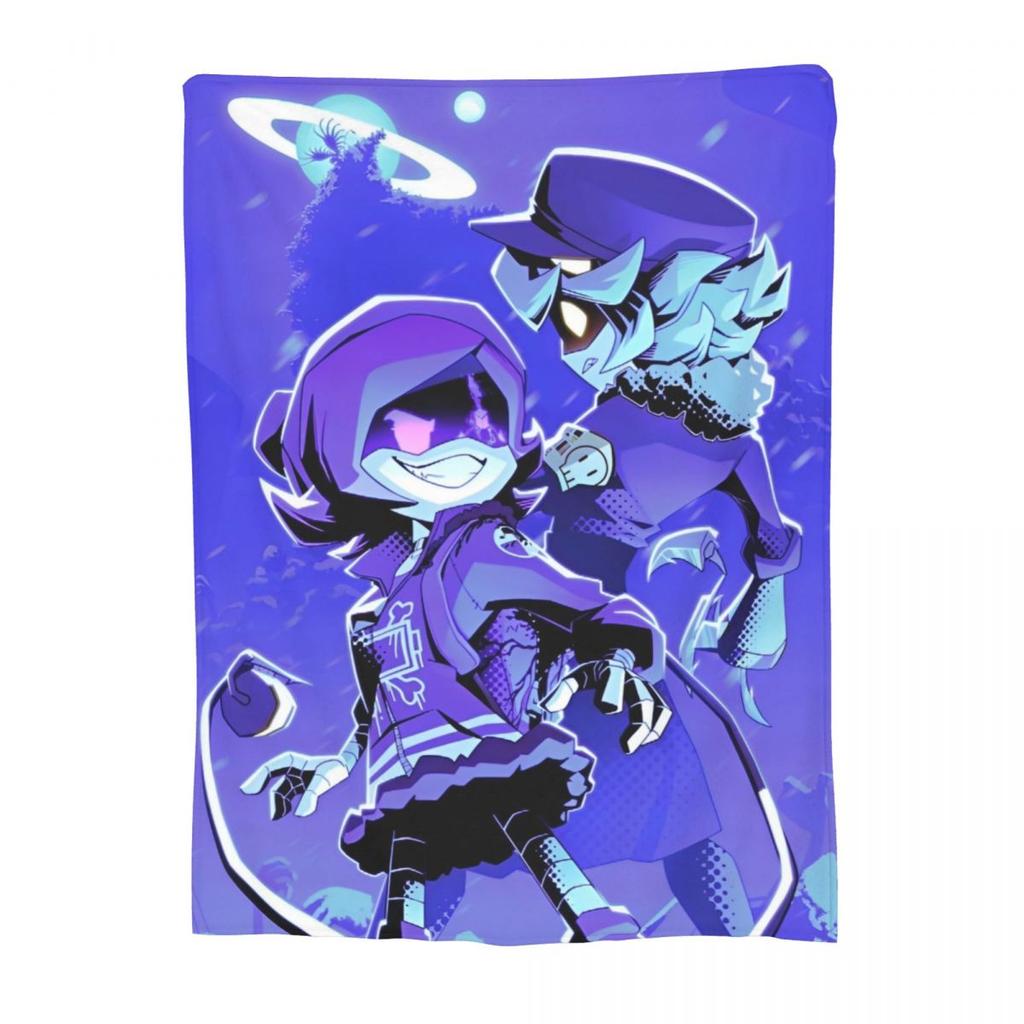 Murder Drones Uzi Doorman Knitted Blanket Coral Fleece Plush Tv Series Soft Throw Blankets for Outdoor Travel Bedroom Quilt