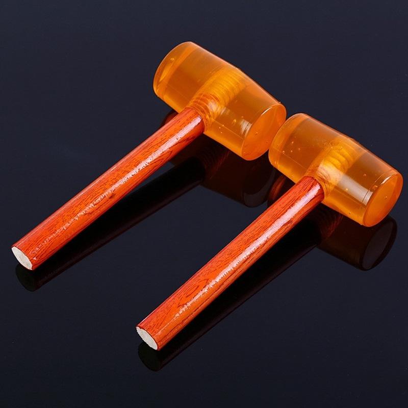 Transparent Rubber Mallet for Tapping, Leveling, and Tile Decoration