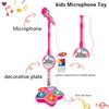 Kindermikrofon mit Ständer, Karaoke-Maschine, Musikinstrument, Spielzeug zur Gehirnförderung, Lernspielzeug, Geburtstagsgeschenk für Mädchen und Jungen