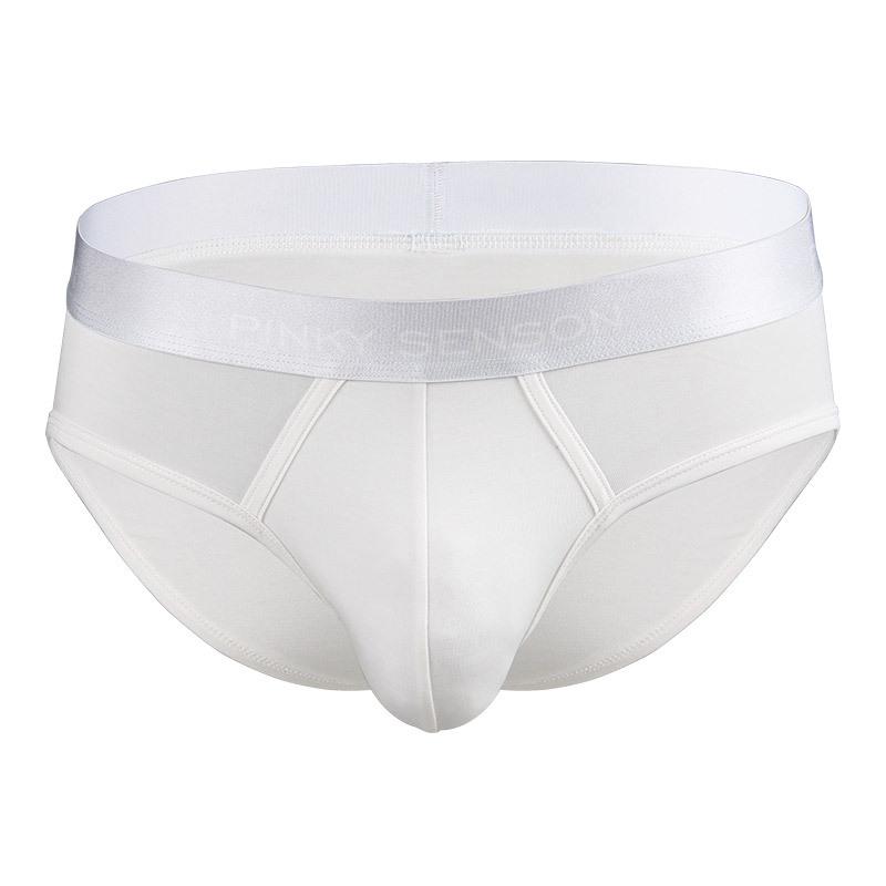 

Мужские однотонные трусы-слипы средней посадки из модала Lenzing - Дышащие, больших размеров XXL