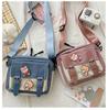 Nylon Fashion Female Crossbody Bag With Zipper Pockets For Daily Casual Use