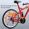 1:8 Model Alloy Bicycle Diecast Shock-Absorbing Mountain Finger Mini Bike Simulation Metal Bicycle Collection Gifts Boys Toys