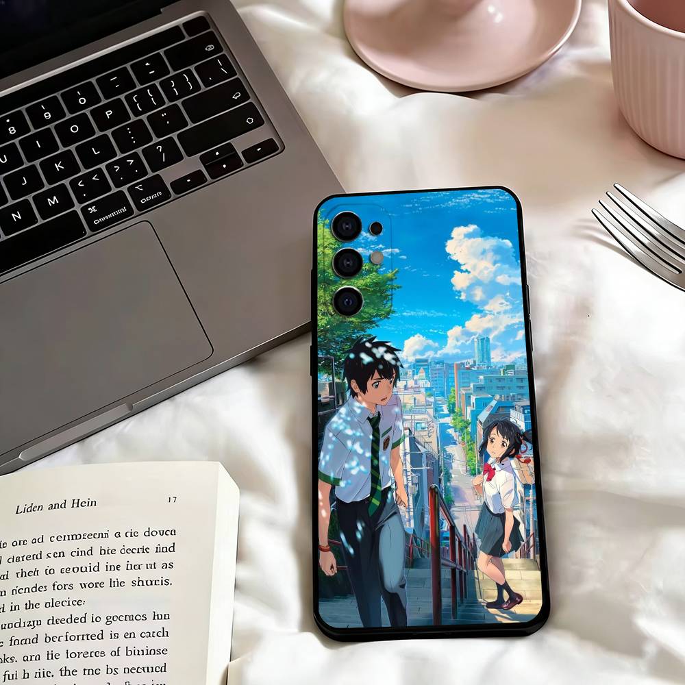Anime Your N-Name K-Kimi Phone Case For Samsung S25,S24,S21,S22,S23,S30,Ultra,S20,Plus,Fe,Lite,Note,10,Black Cover